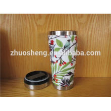 venta por mayor creativo hecho en acero de calidad superior china cerámica de viaje taza de esmalte